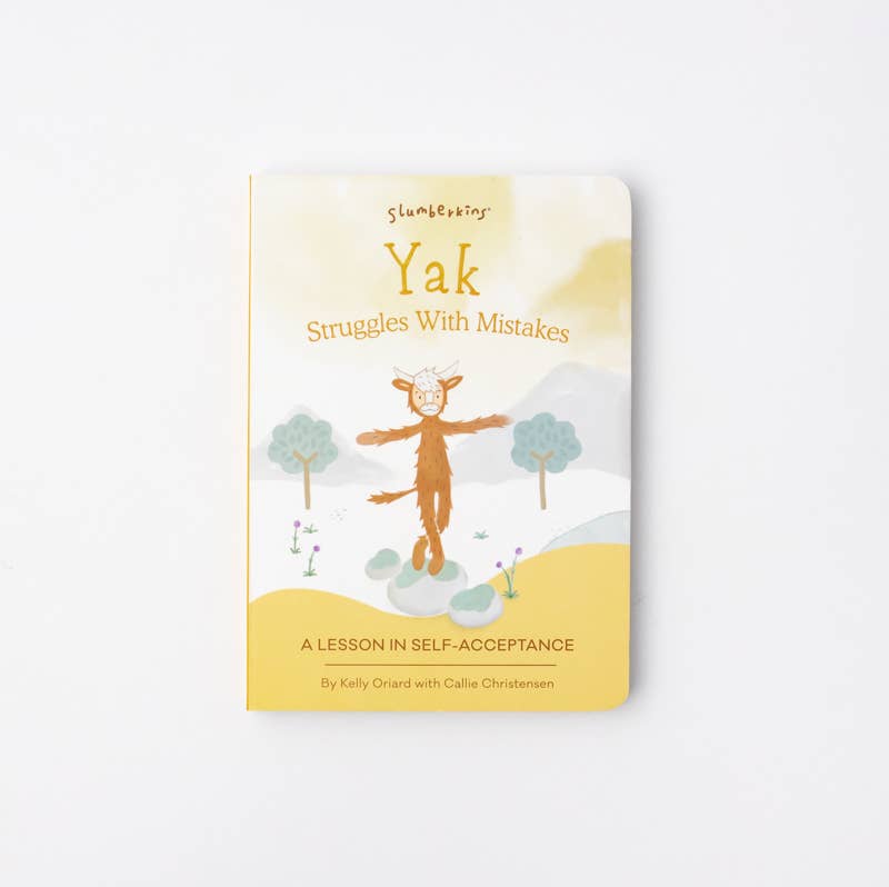 Slumberkins Inc. - Yak's Self-Acceptance Plush Snuggler Set - with 2 books!