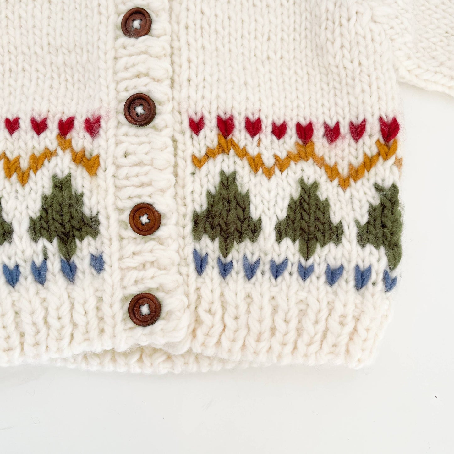 Holiday Tree Fair Isle Cardigan