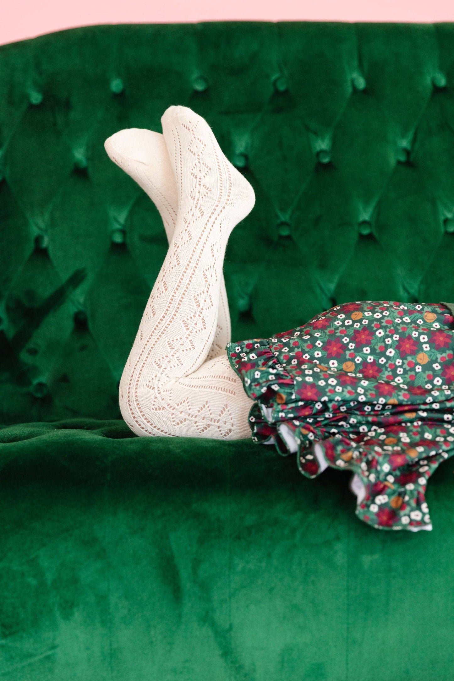 Vanilla Fancy Knit Tights