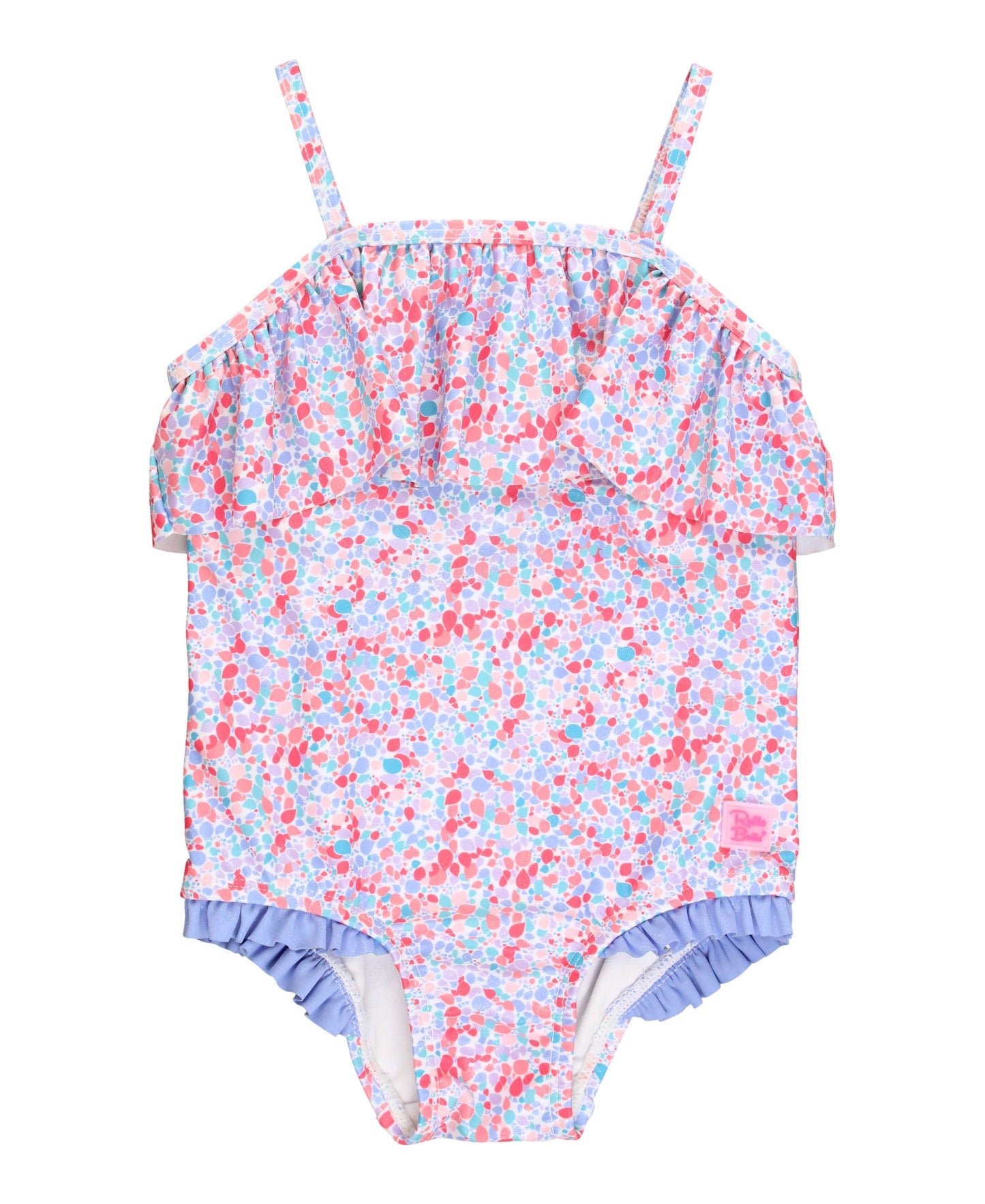 Sparkle Shimmer On Single Ruffle One Piece