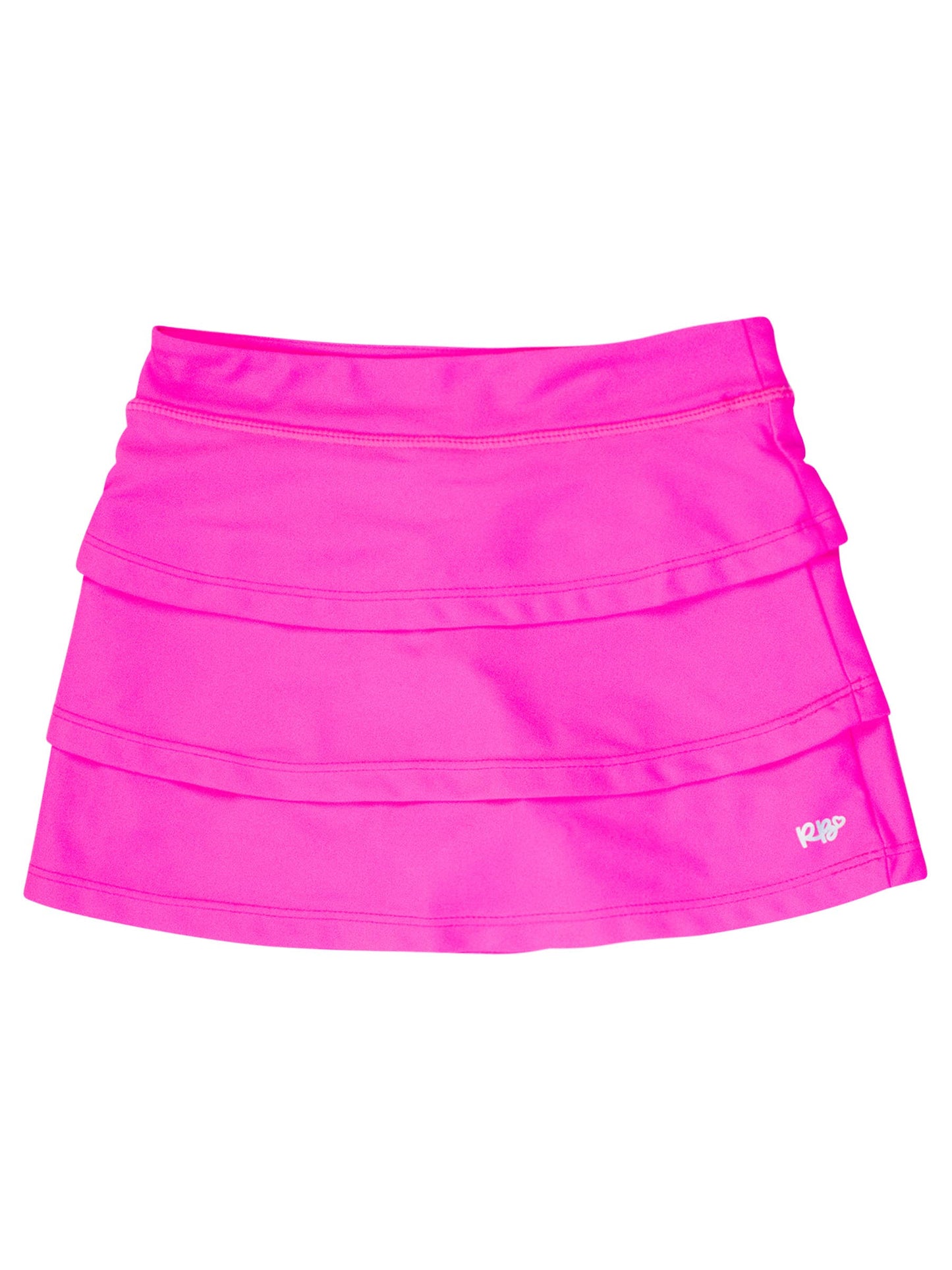 RuffleButts + RuggedButts - Girls Neon Magenta Active Skort