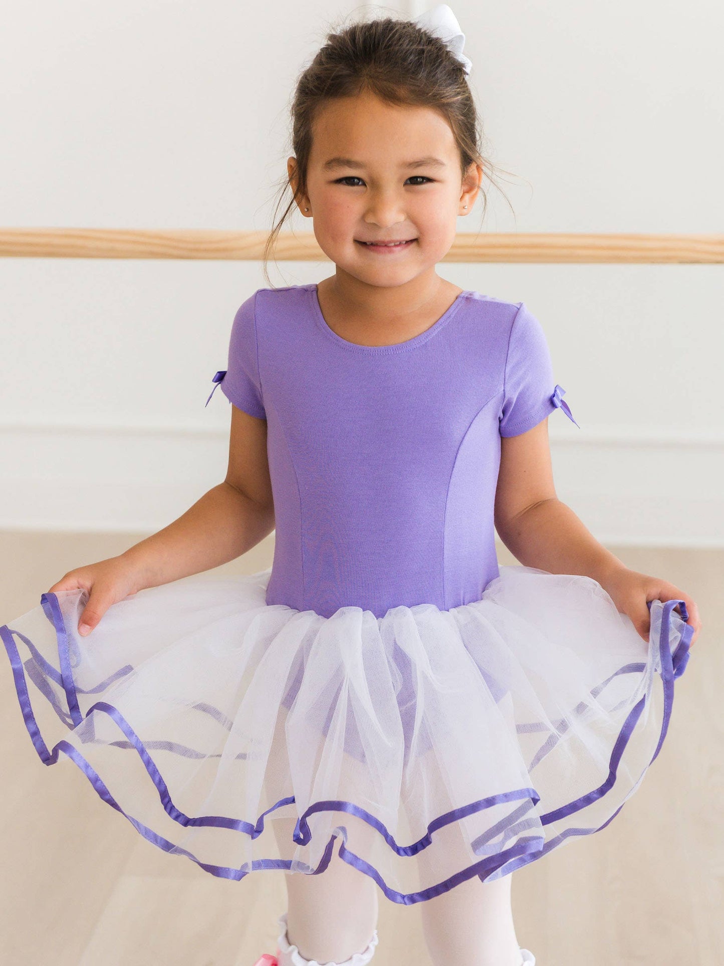 Girls Wisteria Purple Signature Tutu Ballet Dance Leotard