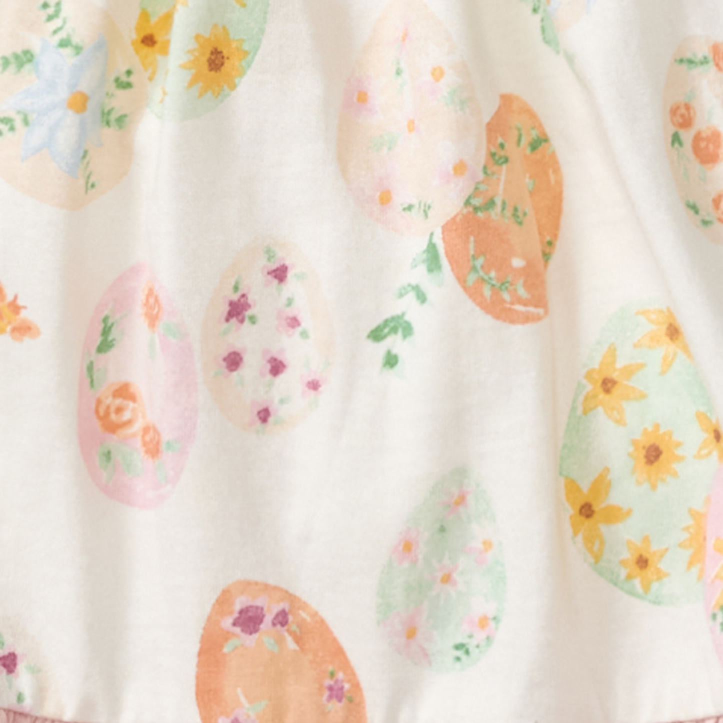 Floral Easter Eggs Tunic & Pants Set