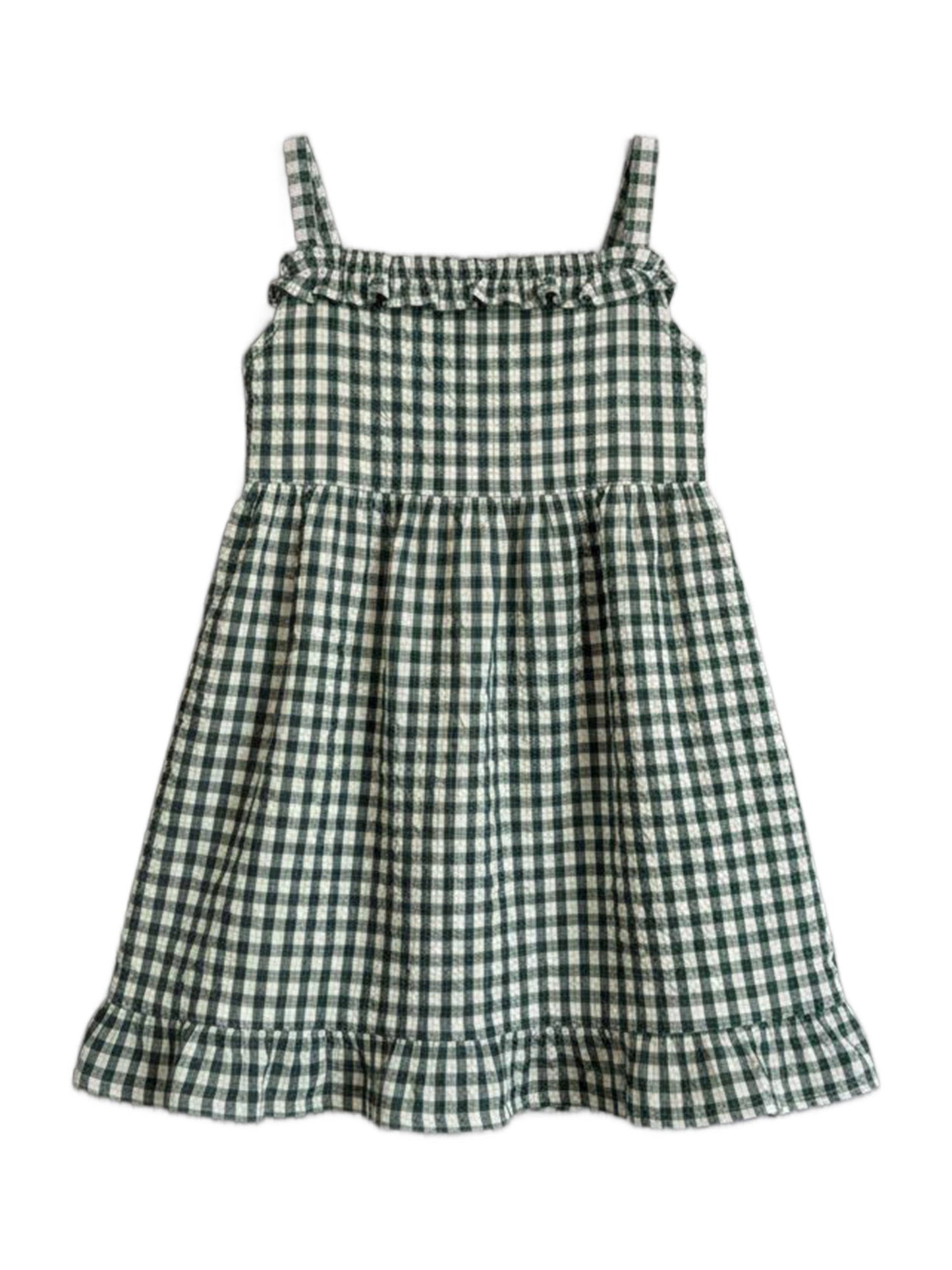 Colored Organics - Juliette Seersucker Tank Dress - Laguna Gingham