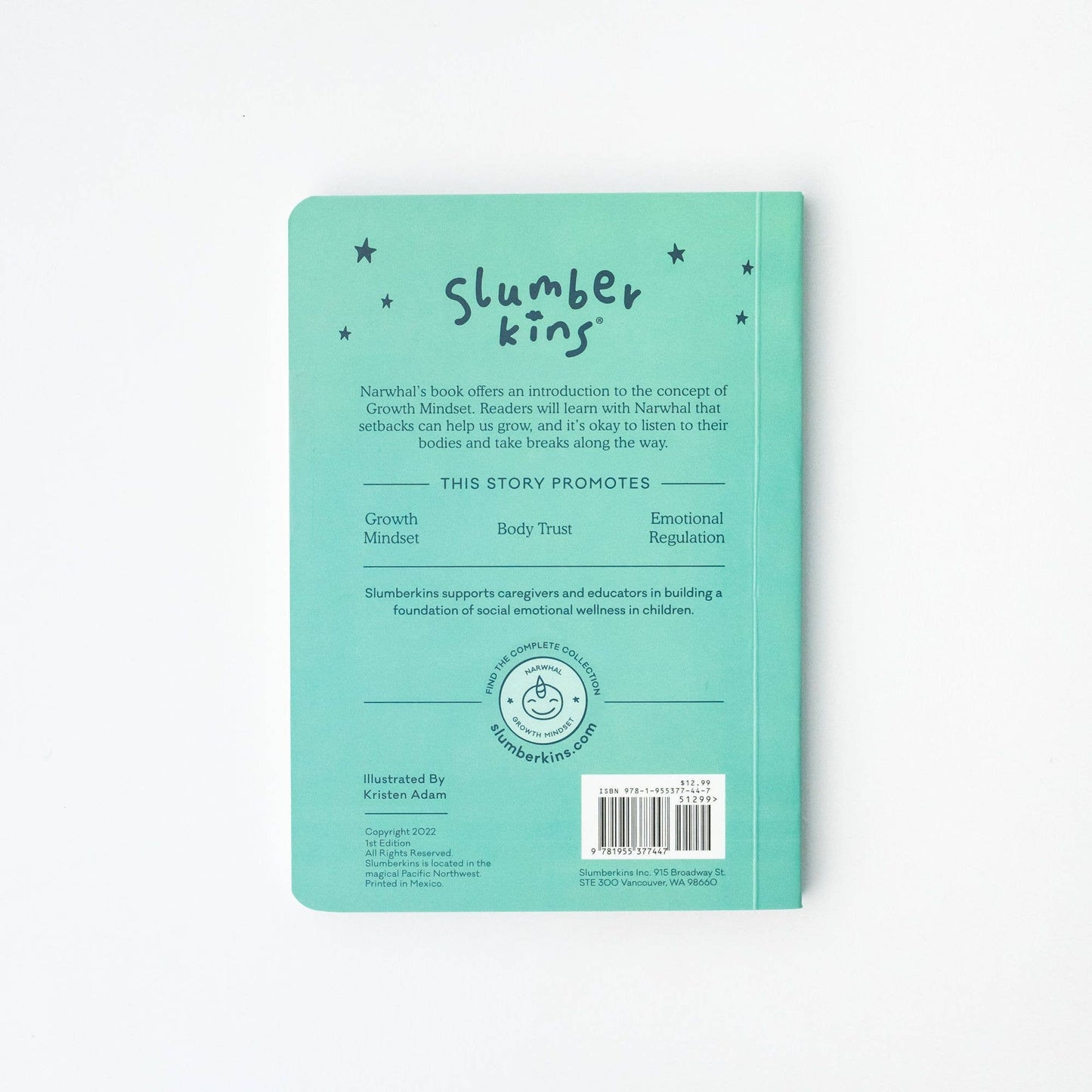 Slumberkins Inc. - Book - Narwhal, I Believe in You: An Intro to Growth Mindset