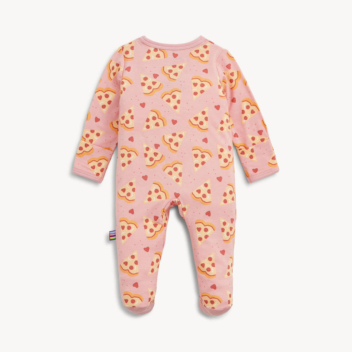 Pizza My Heart Pink Modal Footie
