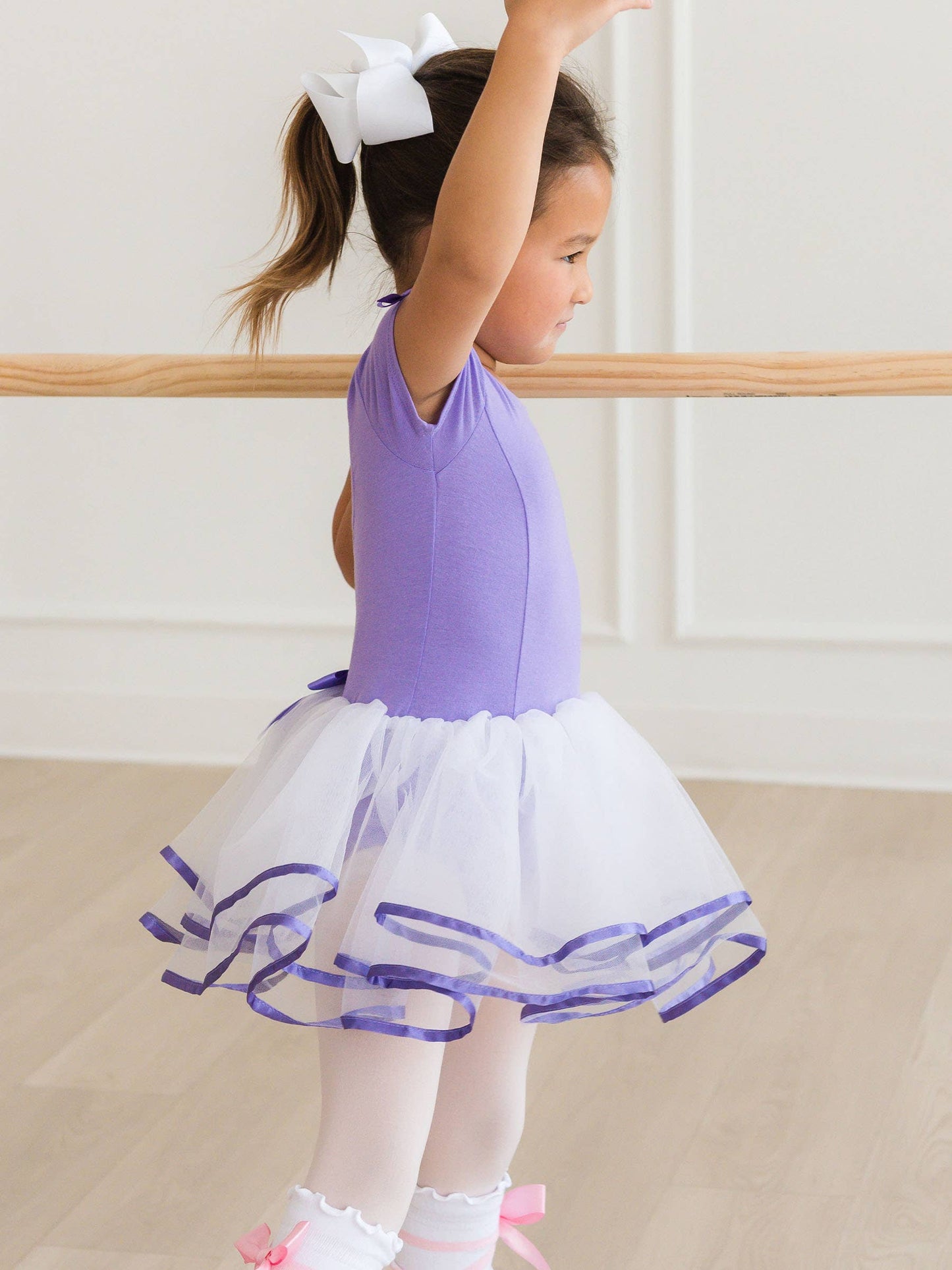 Girls Wisteria Purple Signature Tutu Ballet Dance Leotard