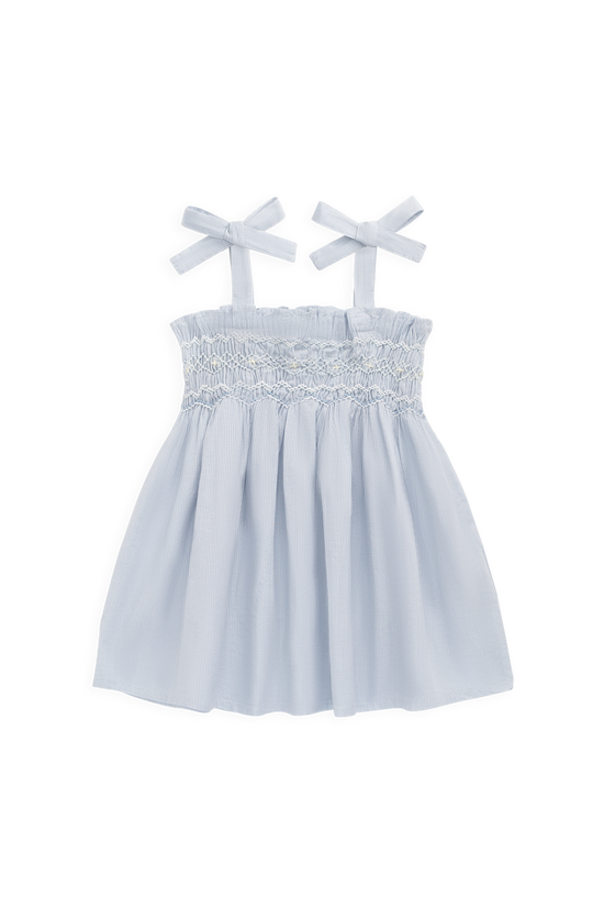 Organic Cotton Desiree Dress - Petite Check