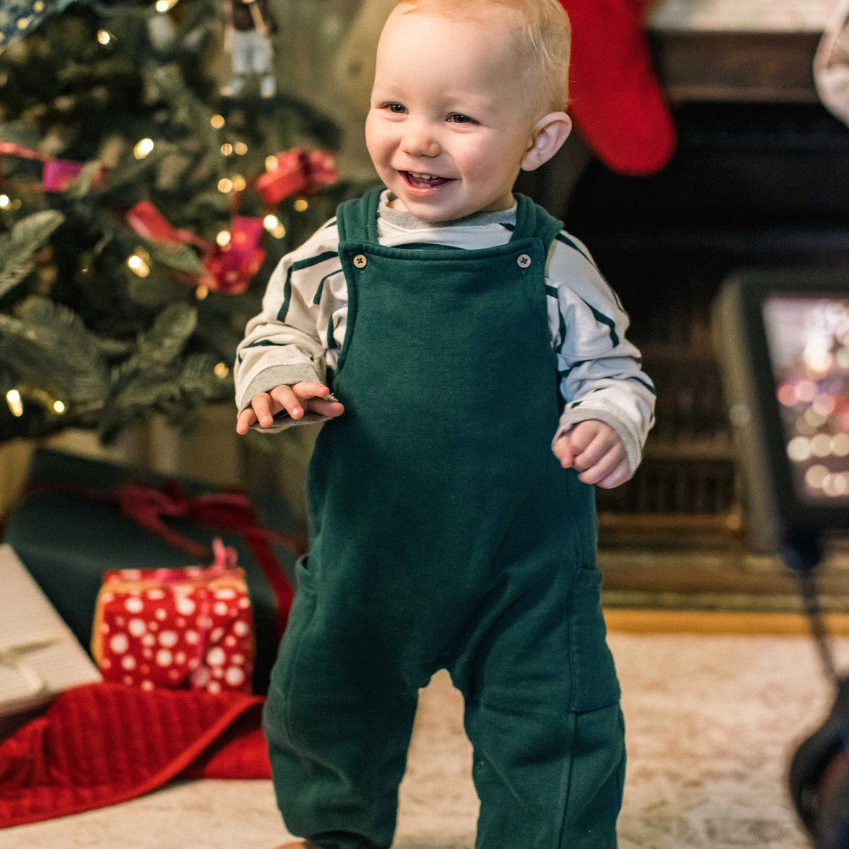 Baby Boy Jumpsuit Set - Ponderosa Pine