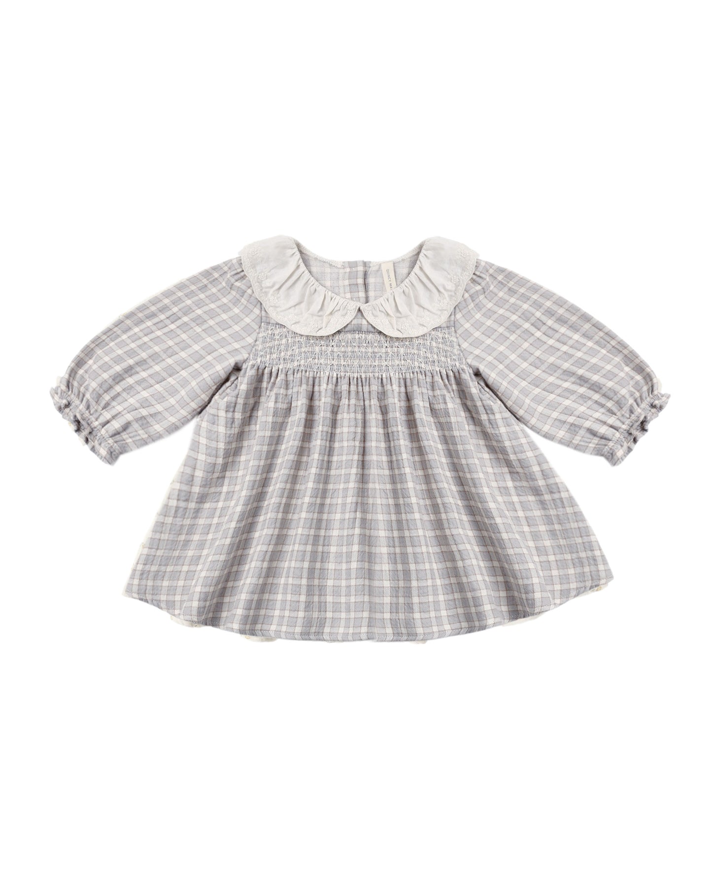Callie dress blue gingham