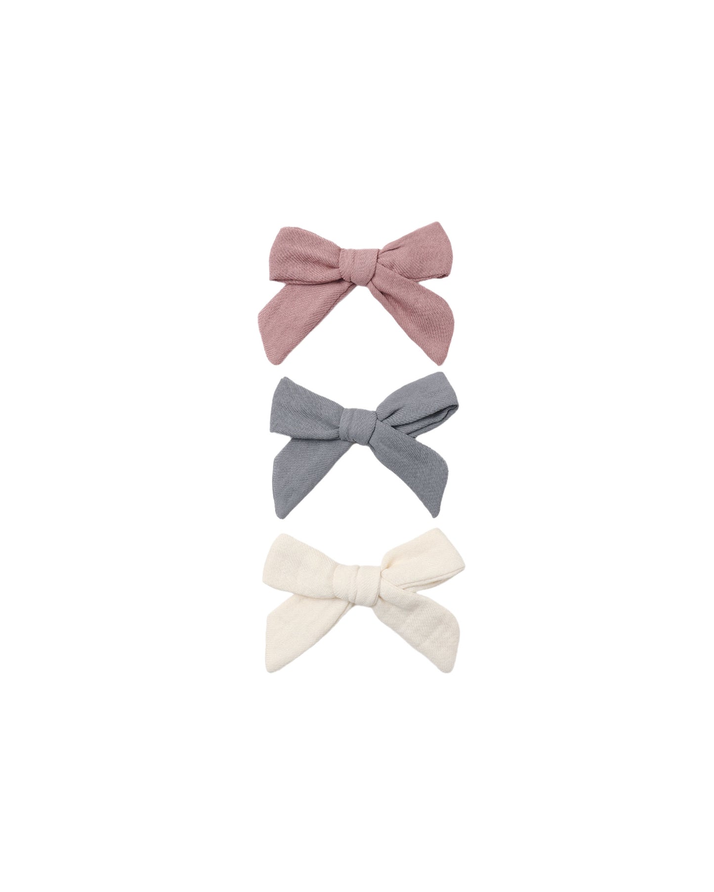 Bow with Clip, SET OF 3