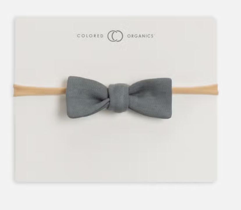 Agave Organic Baby Dainty Bow Headband