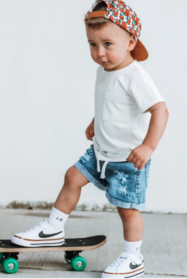 Off White Bamboo Pocket Tee