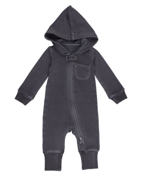 Organic Cozy Zipper Romper