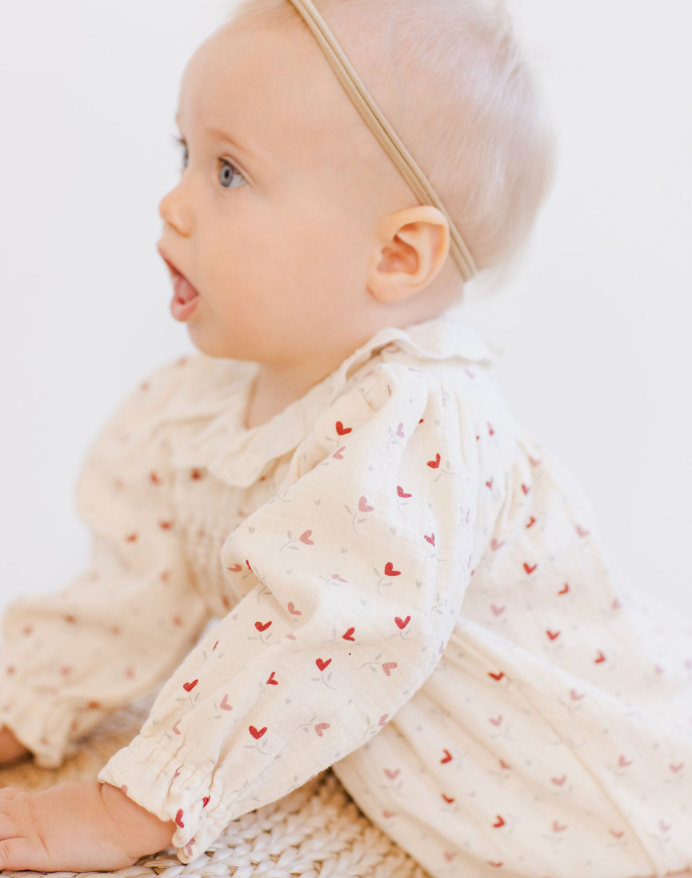 CALLIE ROMPER || HEART DITSY