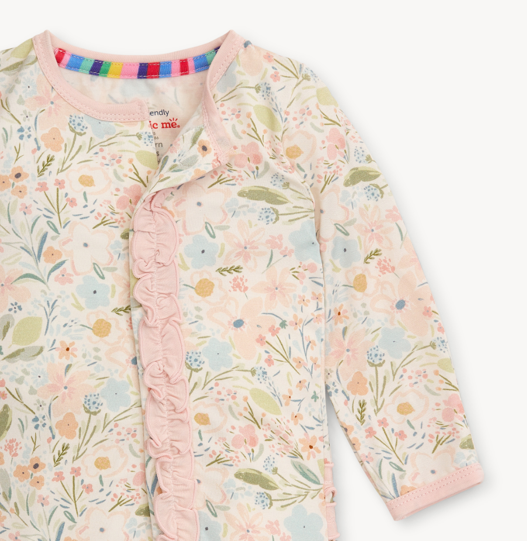 Charlotte Modal Footie With Ruffle