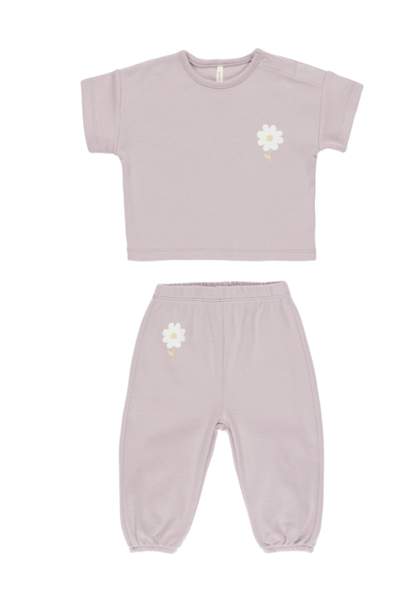 JERSEY TEE + PANT SET || DAISY