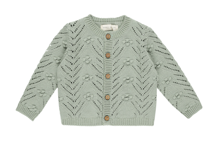 KNIT CARDIGAN || SAGE