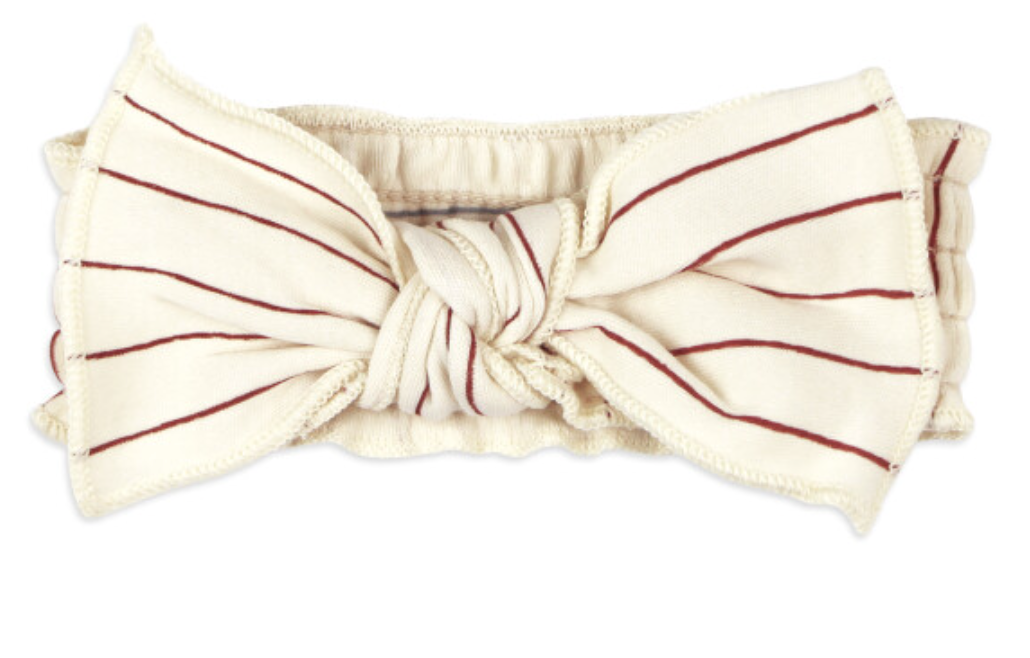 Crimson Smocked Pinstripe