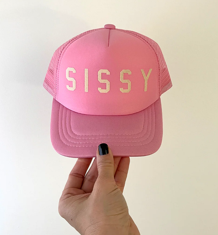 GIRLS SISSY® TRUCKER HAT - BUBBLEGUM