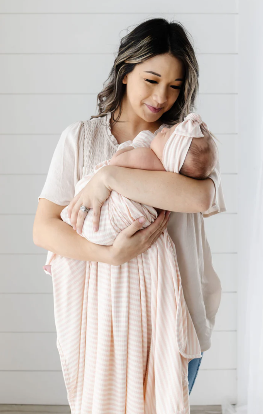 Harper Ribbed Swaddle Blanket