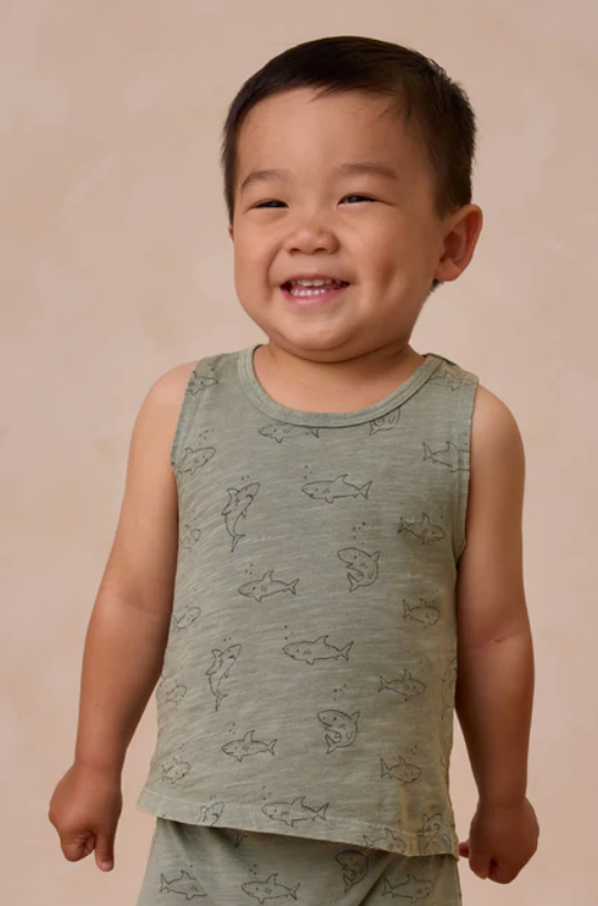 Tank + Slouch Pant Set || Sharks