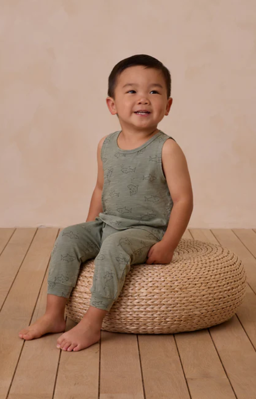 Tank + Slouch Pant Set || Sharks