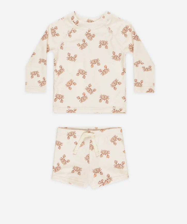 Boys Rashguard Set || Crabs