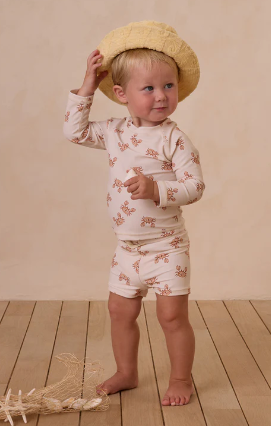 Boys Rashguard Set || Crabs