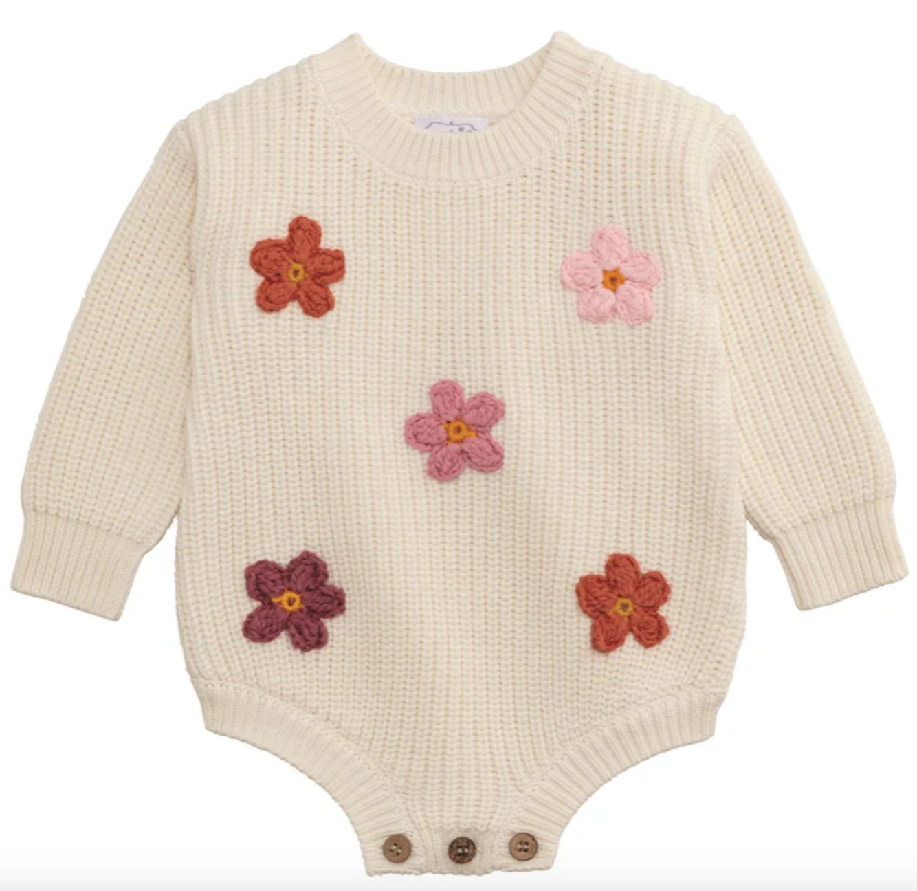 Cotton Bubble with Crochet Daisies