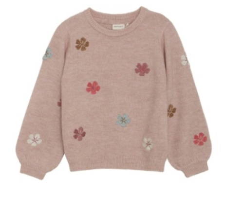 Floral Knit Pullover