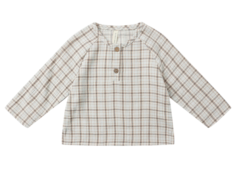 ZION SHIRT || BLUE PLAID