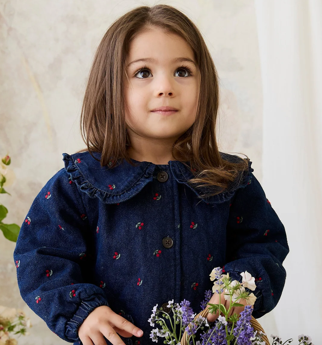 Amandine Jacket - Cerise Denim