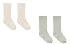 SOCK SET NATURAL, SAGE