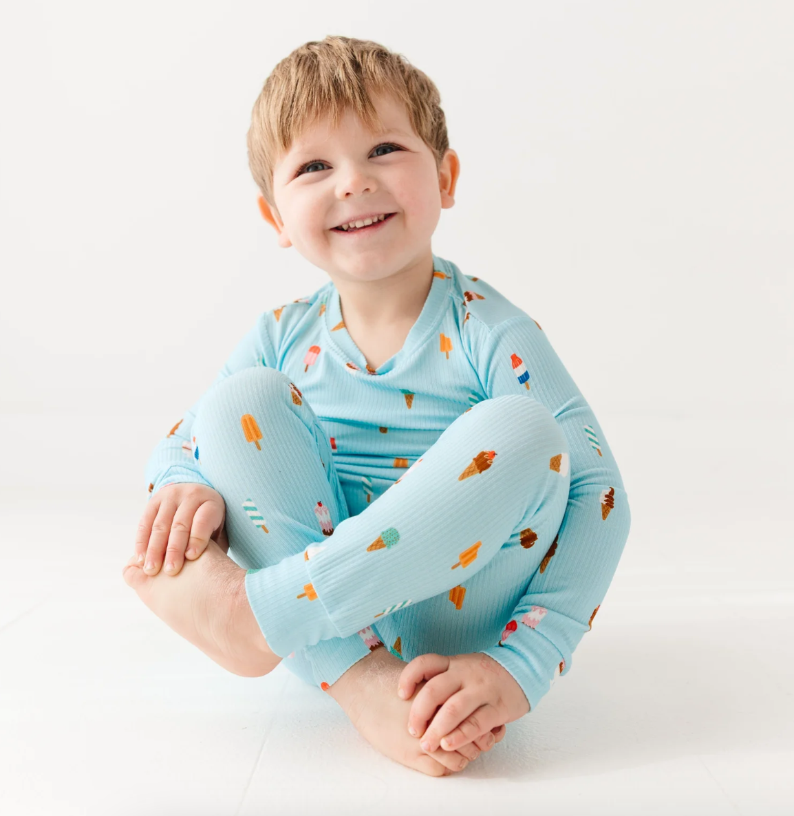 Ice Cream Shop Small Ribbed Two-Piece Set