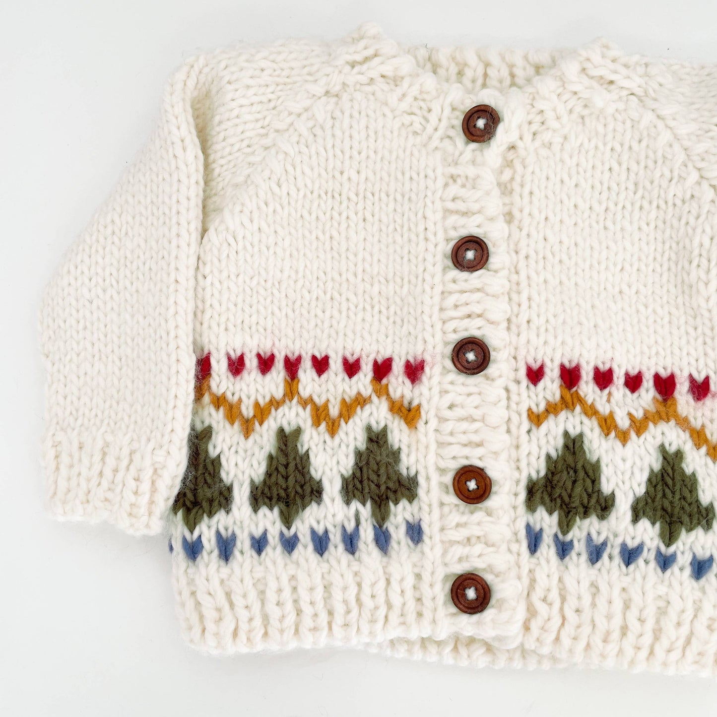 Holiday Tree Fair Isle Cardigan