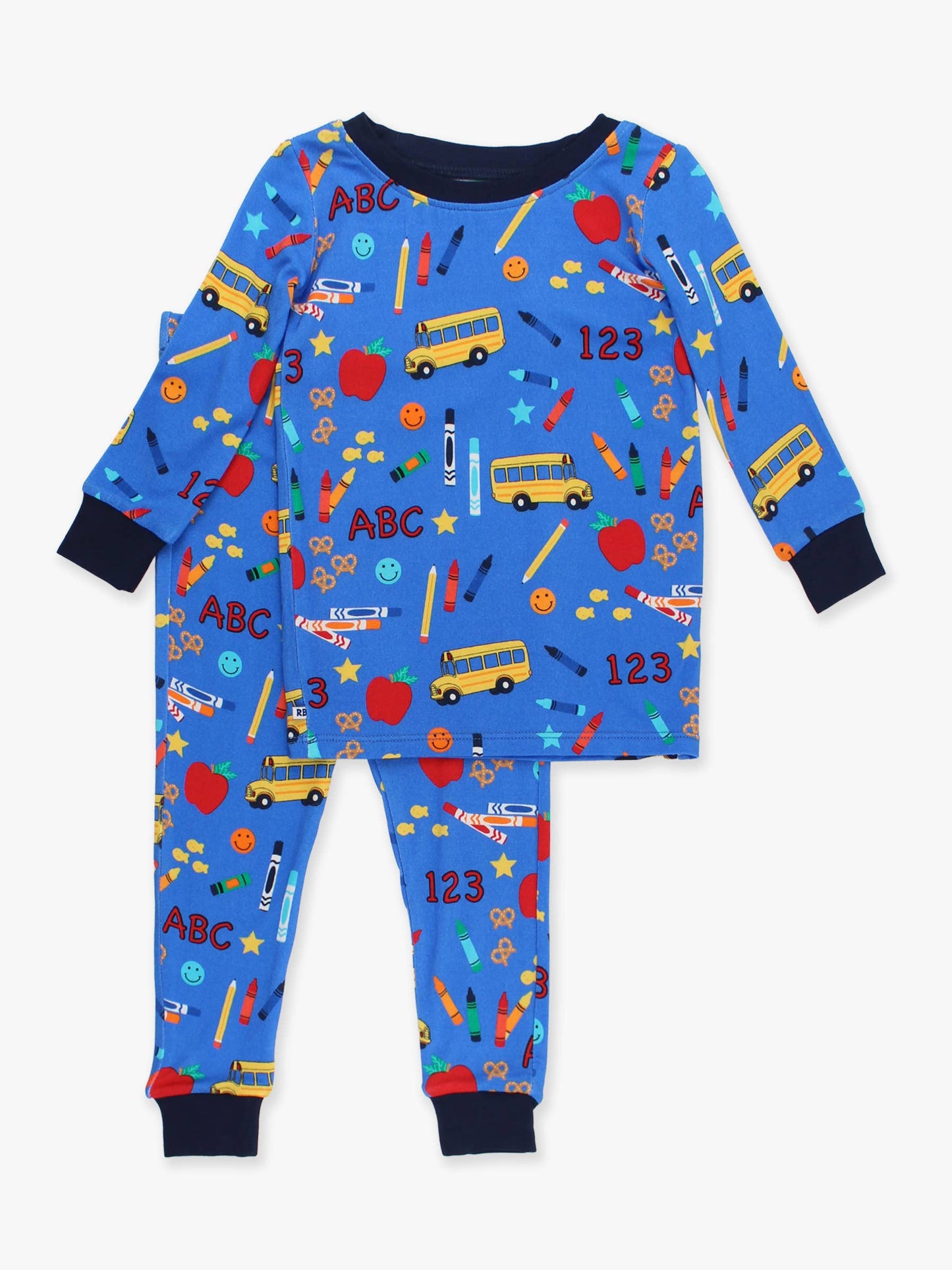 Blue School House Bamboo Viscose Long Sleeve Pajama