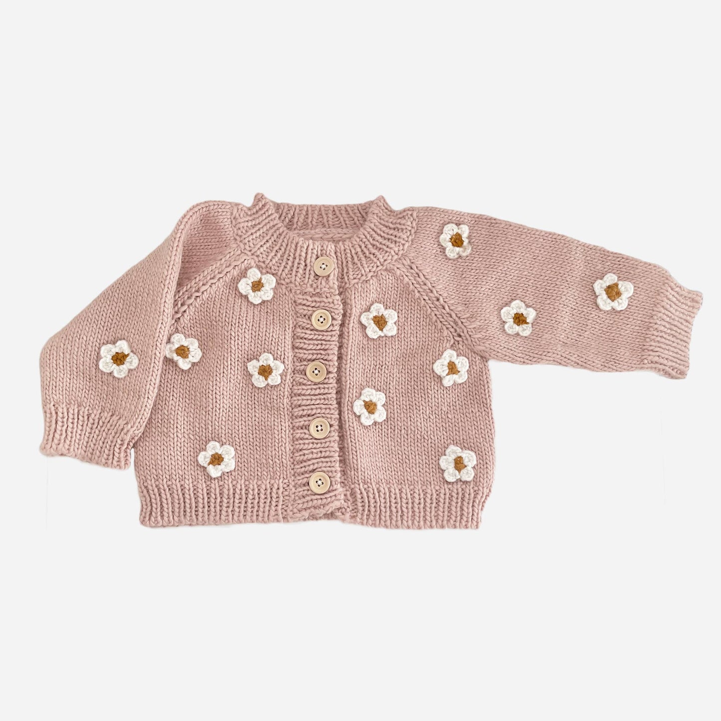Flower Cardigan Blush Baby Sweater Kids