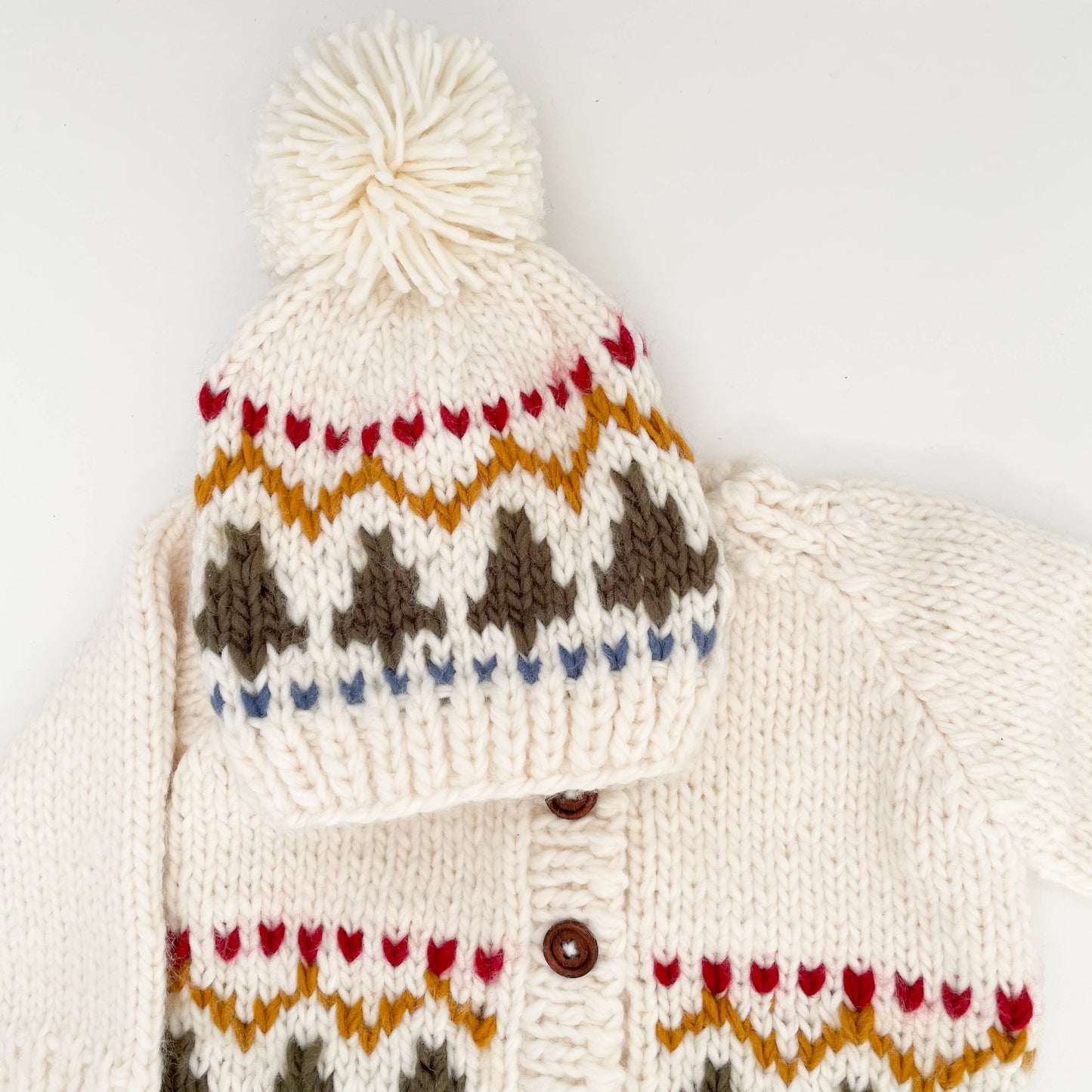 Holiday Tree Fair Isle Hat