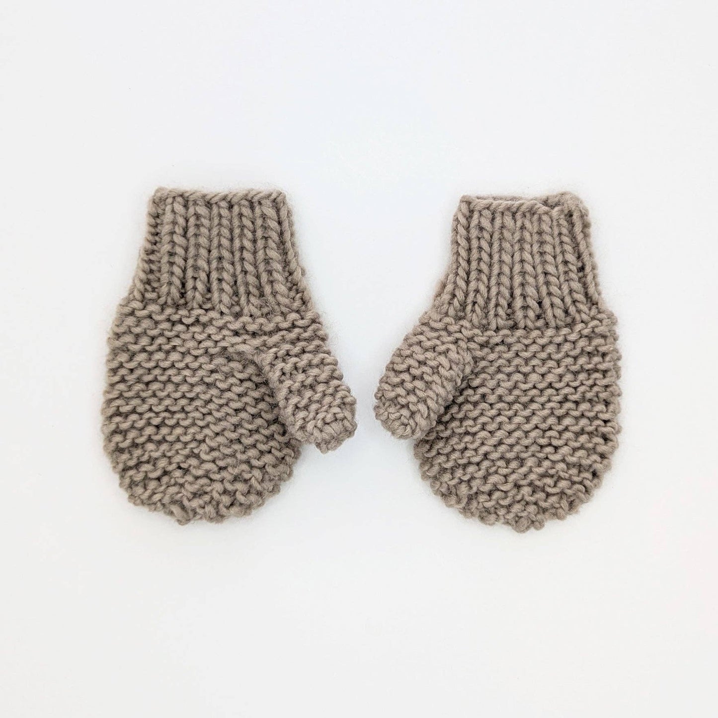 Pebble Garter Stitch Mittens