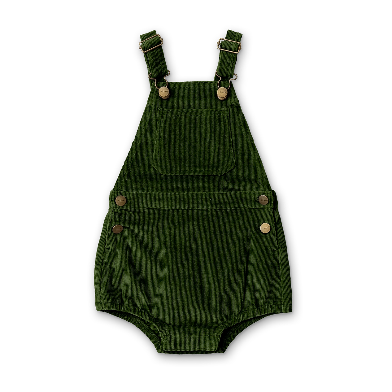 Corduroy Overall Romper