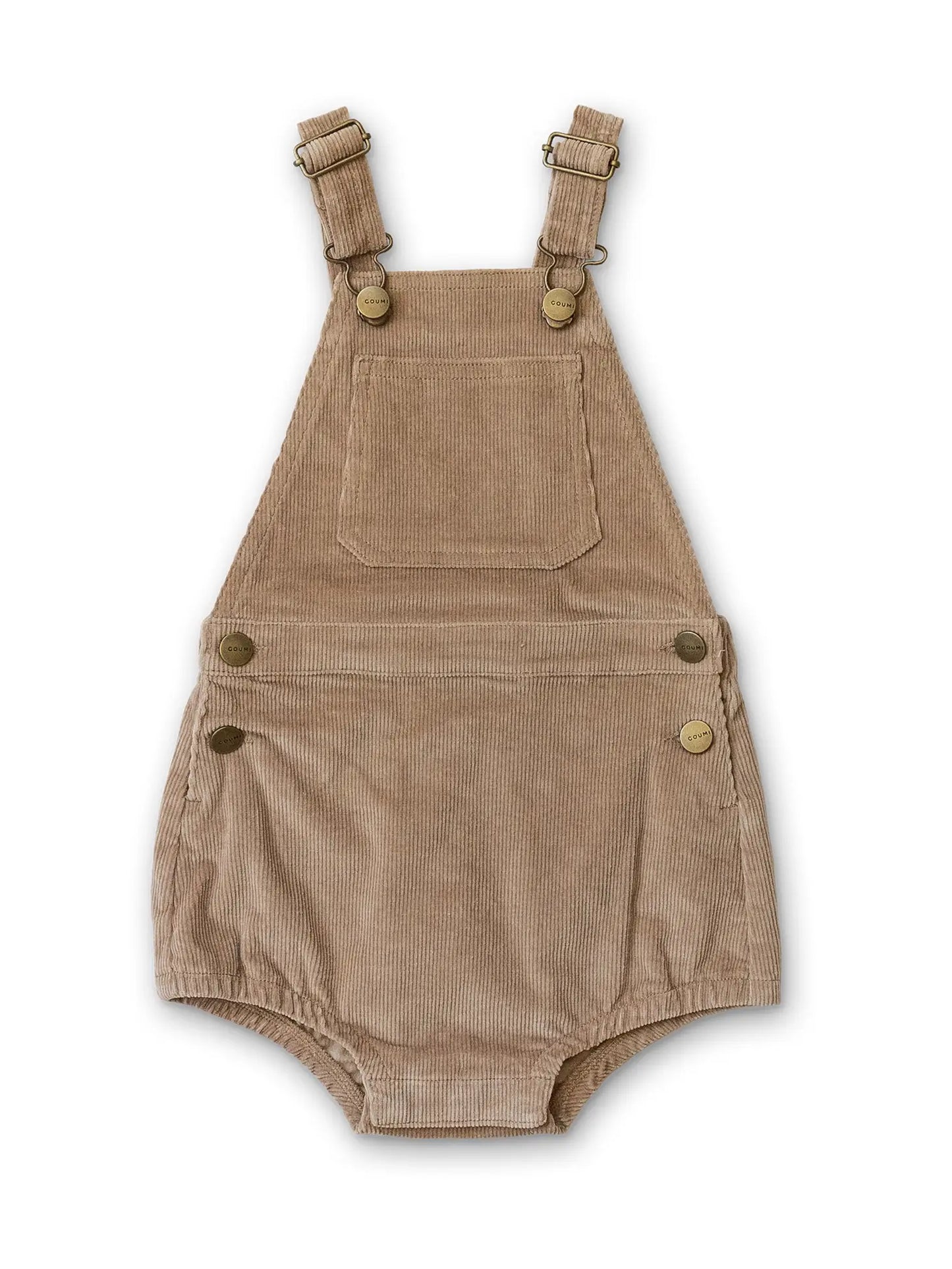 Corduroy Overall Romper