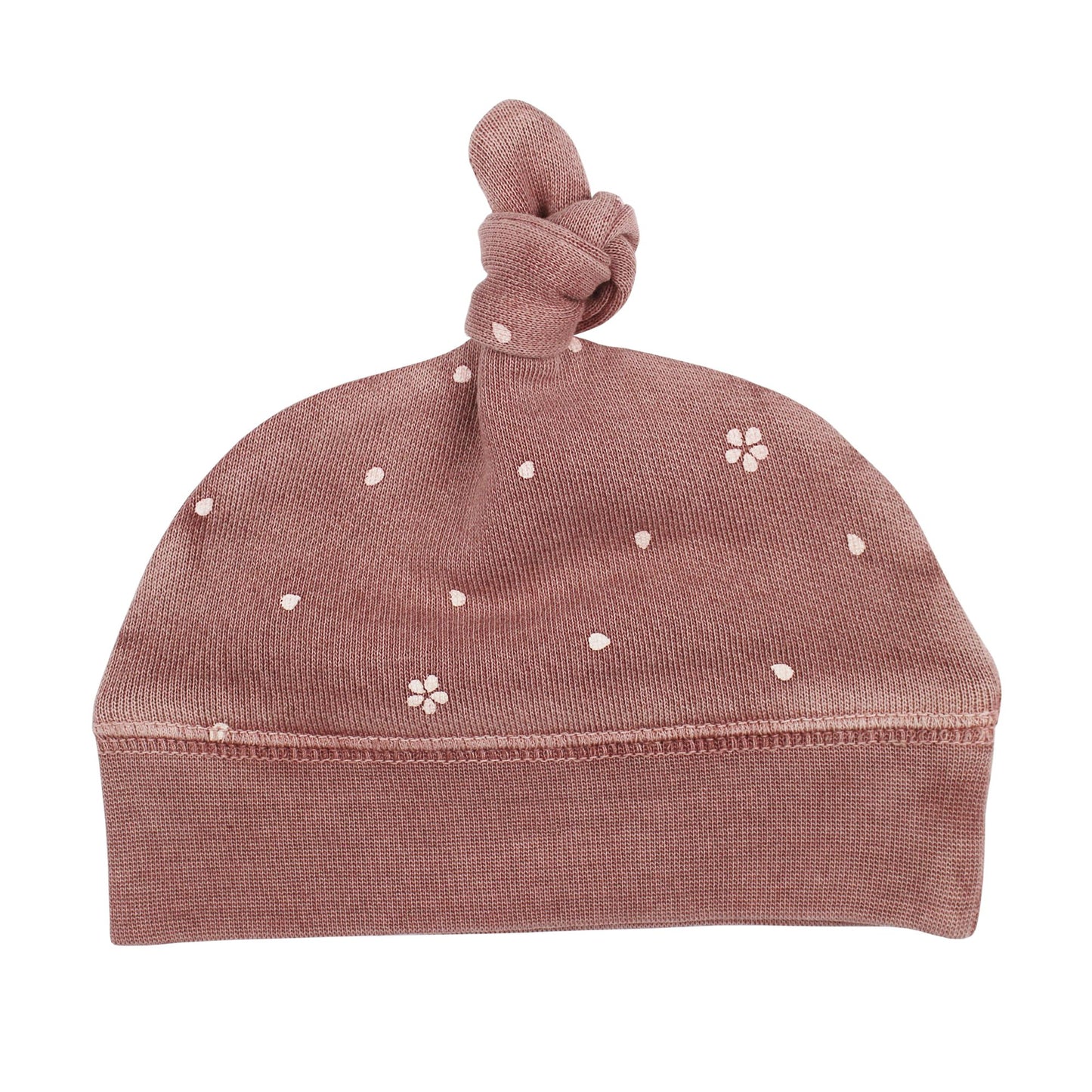 Cozy Organic Top-Knot Hat