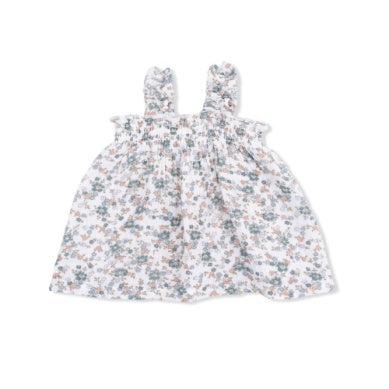 Camille Floral - Ruffly Strap Top and Bloomer