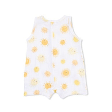 Happy Suns - Sleeveless Shortie Romper