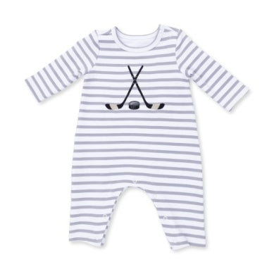 Hockey - Long Sleeve Snap Shoulder Romper