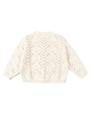 KNIT CARDIGAN NATURAL