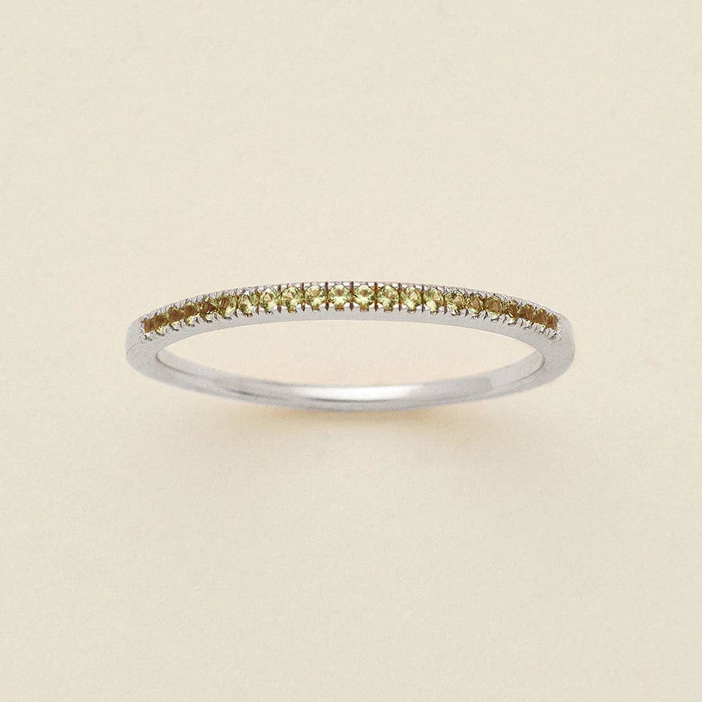 August Birthstone Stacking Ring