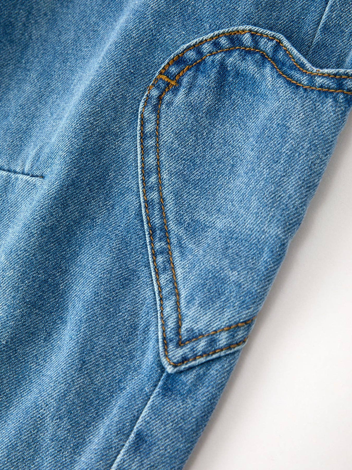 Heart Knee Barrel Jeans with Paperbag Waist