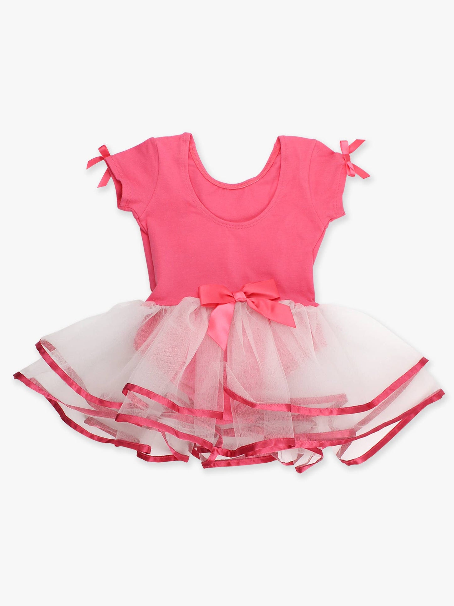 Girls Hot Pink Signature Tutu Ballet Dance Leotard